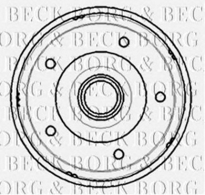 BORG & BECK bbr7194 -  Тормозной барабан